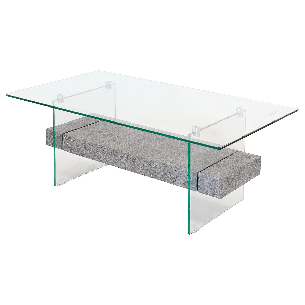 Stone Effect Glass Coffee Table Be Fabulous intended for proportions 1200 X 1200