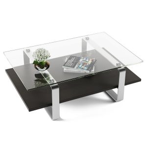 Stream Modern Charcoal Coffee Table Bdi Eurway throughout measurements 900 X 900
