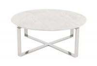 Studio 350 Stainless Steel Marble Coffee Table 31 Inches Wide 18 with regard to measurements 1500 X 1500