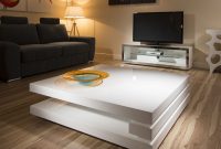 Superb Extra Large Modern Square White Gloss 12mt Coffee Table 397e for size 900 X 900