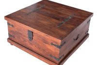 Takhat Large Square Coffee Table Trunk Homescapes with measurements 1400 X 1750