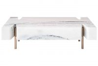 Terranova Coffee Table Or Cocktail Table With Hewn Marble Top And with regard to sizing 1280 X 1280