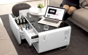 The Amazing Coffee Table That Chills Beer And Charges Phones Is Now with proportions 1200 X 758