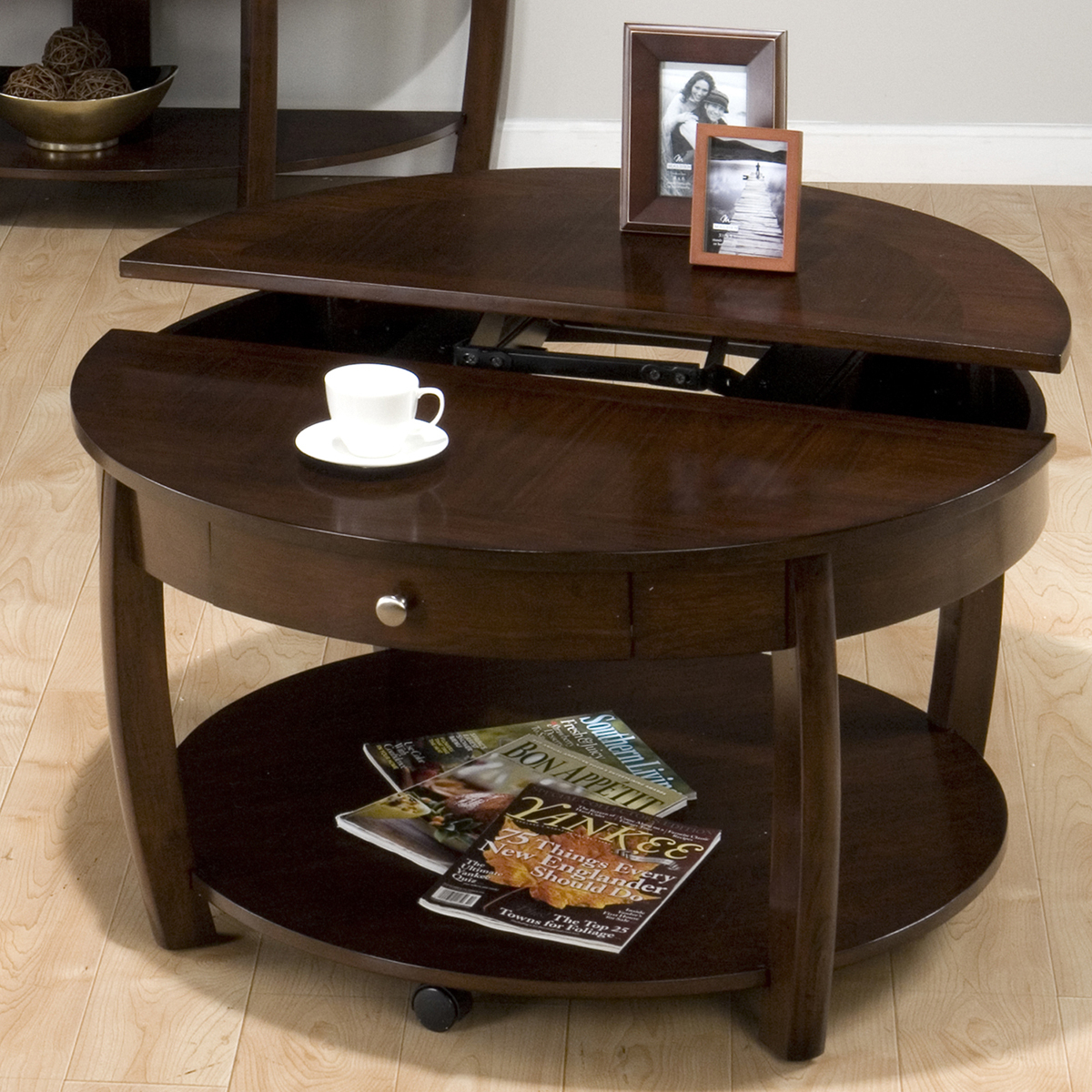 The Round Coffee Tables With Storage The Simple And Compact for dimensions 1200 X 1200