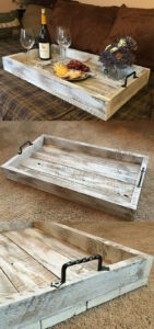 This Simple Rustic Farmhouse Serving Tray Would Be A Perfect with measurements 736 X 1564