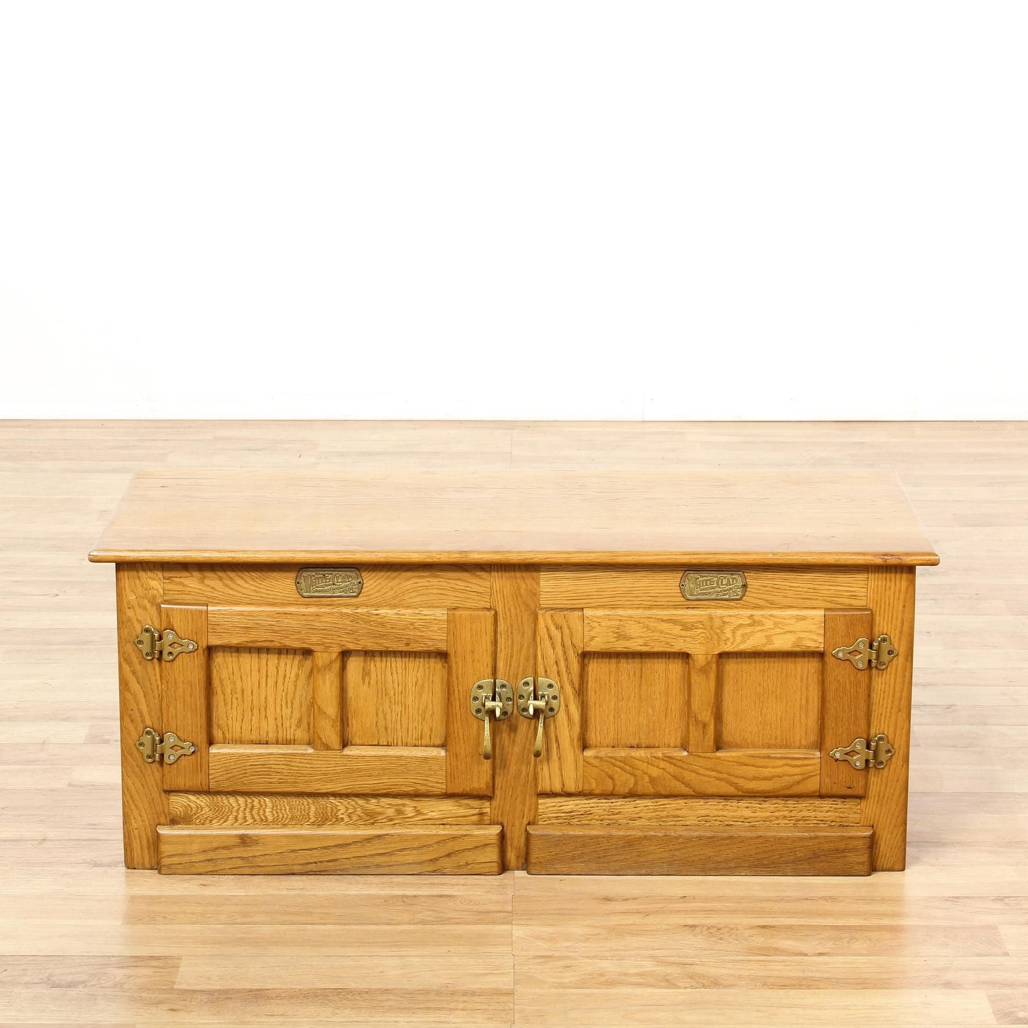 This White Clad Ice Box Cabinet Is Featured In A Solid Wood With A inside sizing 2000 X 2000