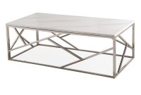 Tov Furniture Tov Oc3745 Gayle Coffee Table White Marble Top Gloss pertaining to dimensions 1000 X 1000