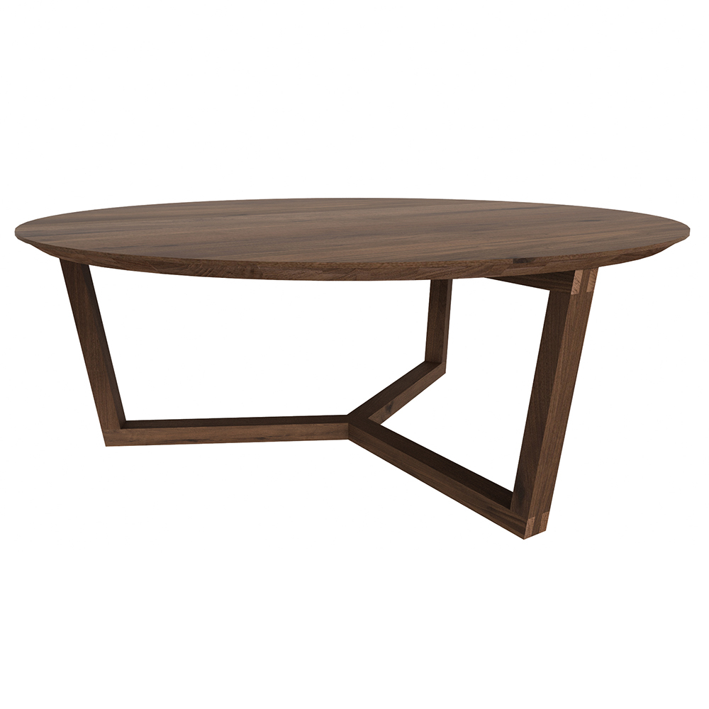 Tripod Coffee Table Walnut Rouse Home pertaining to sizing 1000 X 1000