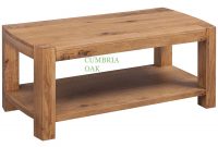 Troutbeck Oak Coffee Table With Shelf Cumbria Oak pertaining to sizing 1500 X 1500