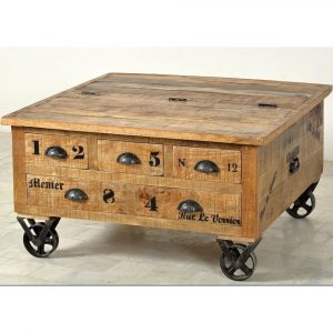 Trunk Coffee Table Menier Chocolate Factory in measurements 1000 X 1000