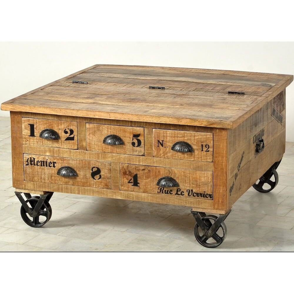 Trunk Coffee Table Menier Chocolate Factory inside dimensions 1000 X 1000