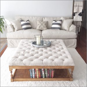 Tufted Ottoman Coffee Table Diy Apartment Tufted Ottoman Coffee within dimensions 2414 X 2414