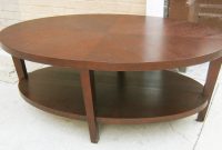Uhuru Furniture Collectibles Oval Espresso Coffee Table Sold with regard to sizing 1472 X 846