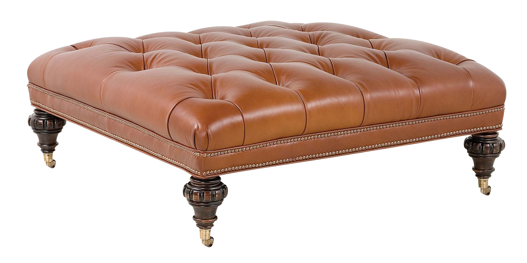 Unique And Creative Tufted Leather Ottoman Coffee Table Homesfeed in proportions 1800 X 900