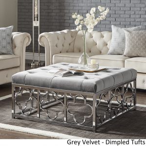 Velvet Ottoman Coffee Table Hipenmoedernl for sizing 2000 X 2000