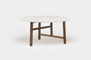 Viewing Nerihu 754mm Trio Round Coffee Table With Marble Top Product with size 2000 X 1334