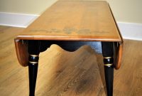 Vintage Ethan Allen Solid Maple Harvest Drop Leaf Coffee Table regarding proportions 2397 X 2267