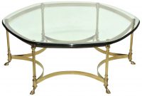 Vintage La Barge Labarge Brass Coffee Table Glass Top inside size 1022 X 1022