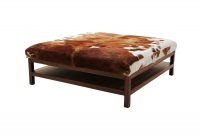 Walnut Coffee Table With Cowhide Outpost Original inside dimensions 1100 X 800