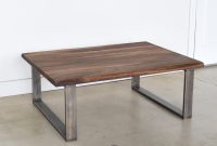 Walnut Live Edge Coffee Table Industrial U Shaped Steel Legs Etsy within measurements 2954 X 2954