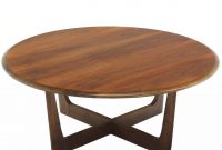 Walnut X Base Round Coffee Table At 1stdibs inside sizing 1280 X 1280