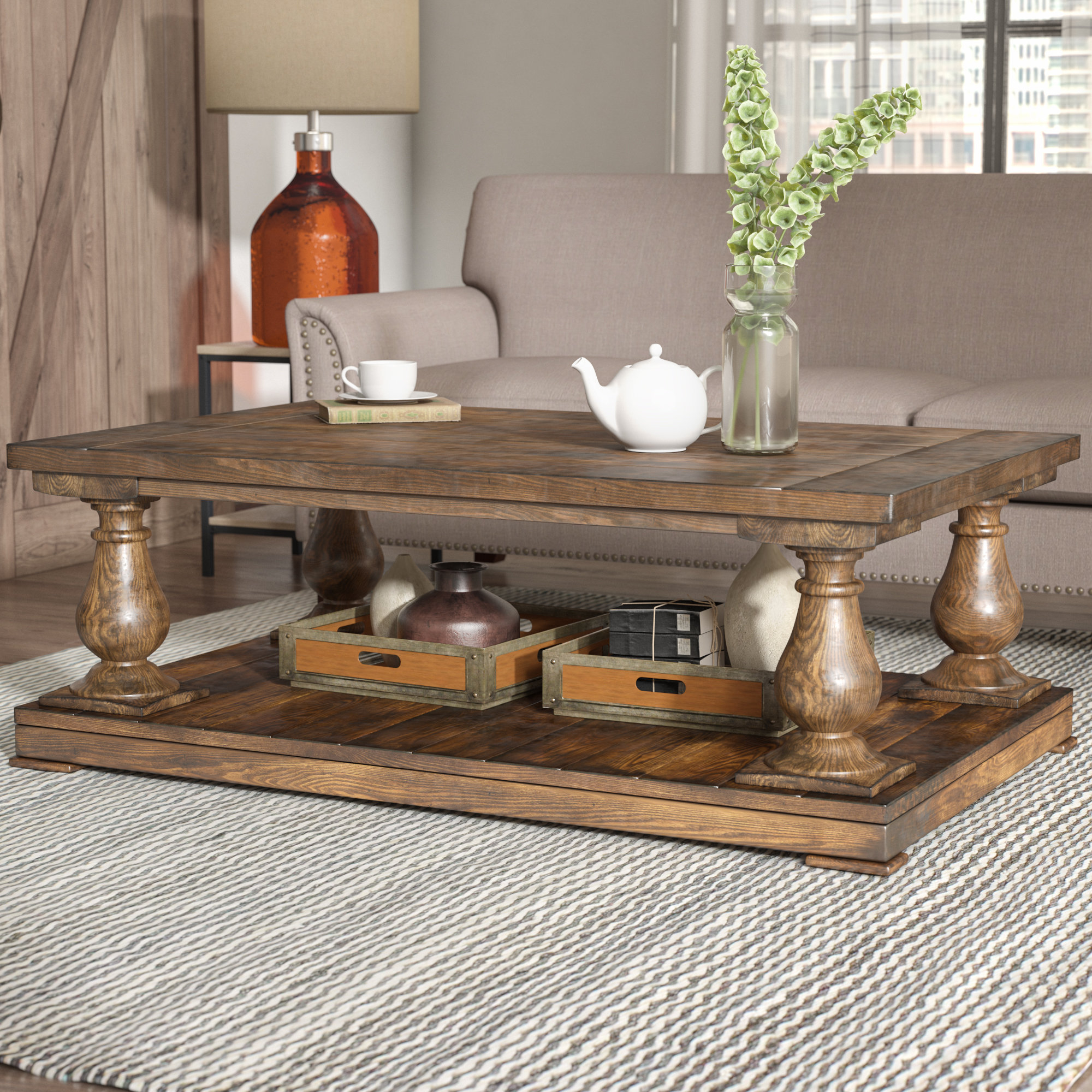 Wayfair Laurel Foundry Modern Farmhouse Gladiola Coffee Table within dimensions 2000 X 2000