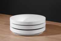 White Round Coffee Table Coffee Tables within size 1200 X 798