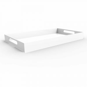 White Serving Tray Bright White 20 Large Acrylic Tray For throughout proportions 1000 X 1000