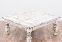 White Shab Chic Square Coffee Table This Shab Chic Coffee intended for proportions 1090 X 1090