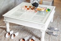 White Square Coffee Table With Glass On Top Waiti Could Make intended for measurements 1178 X 836