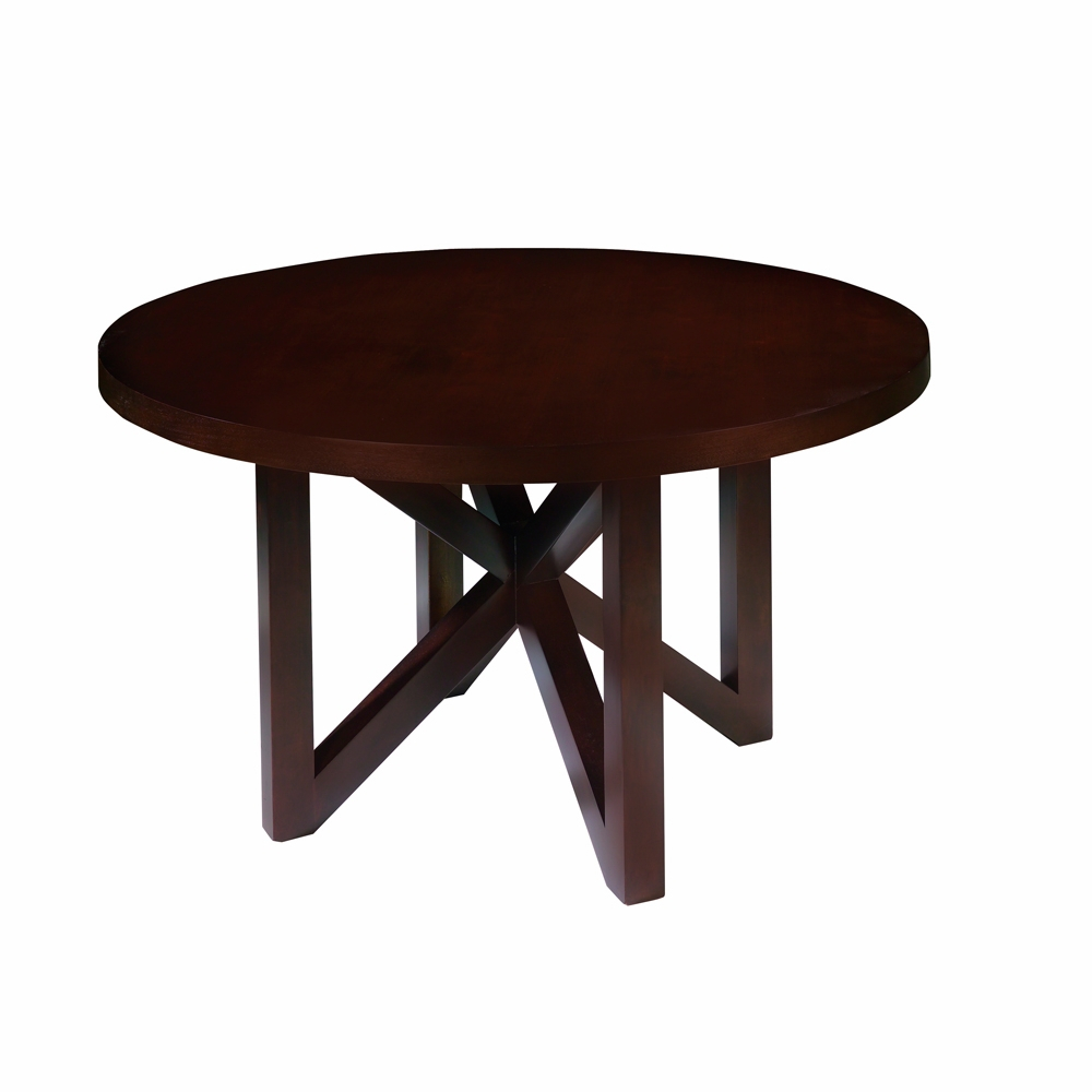 Wilshire Round Espresso Coffee Table within sizing 1000 X 1000