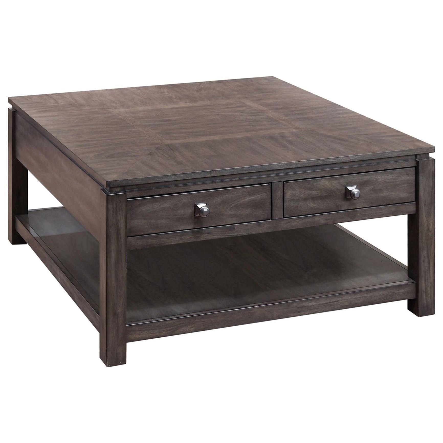 Winners Only Hartford 40 4 Drawer Square Coffee Table Lindys for size 1732 X 1732