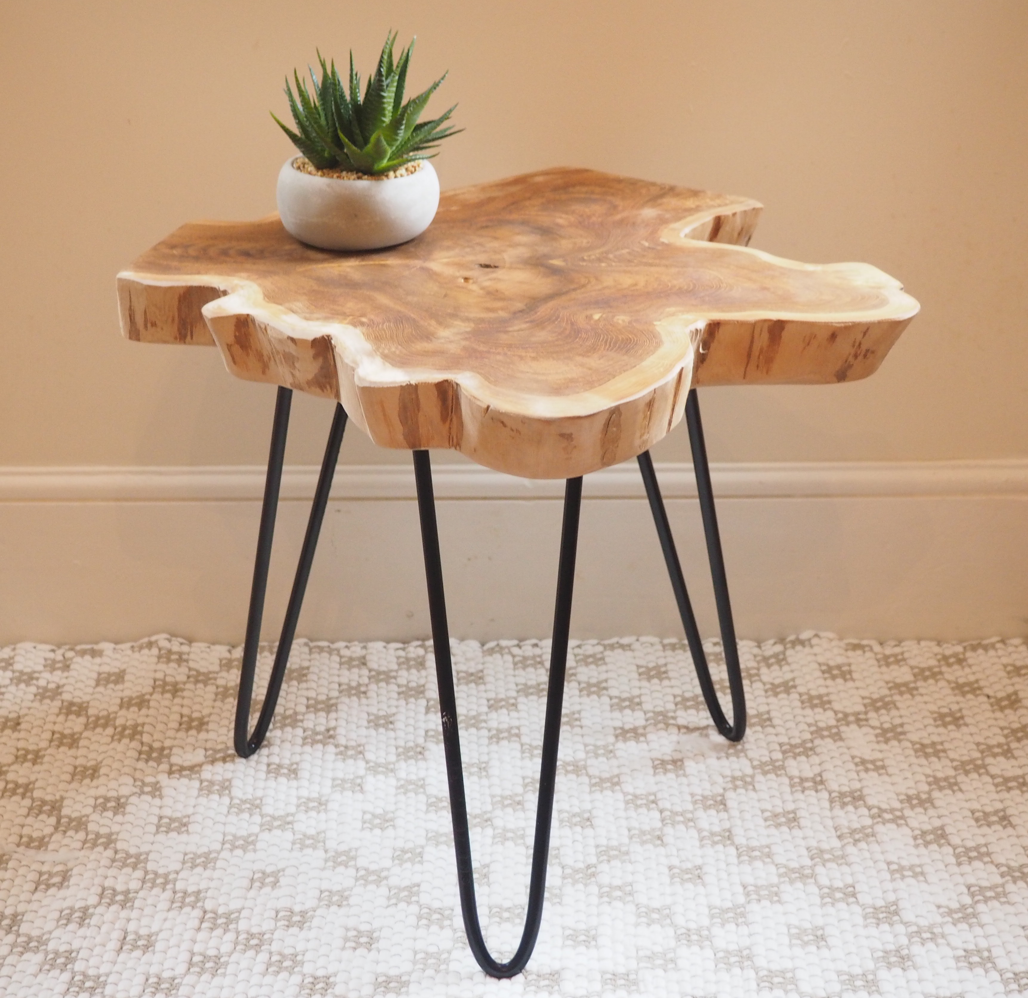 Wood Table Tree Wood Slice Coffee Table Za Za Homes intended for measurements 3446 X 3346