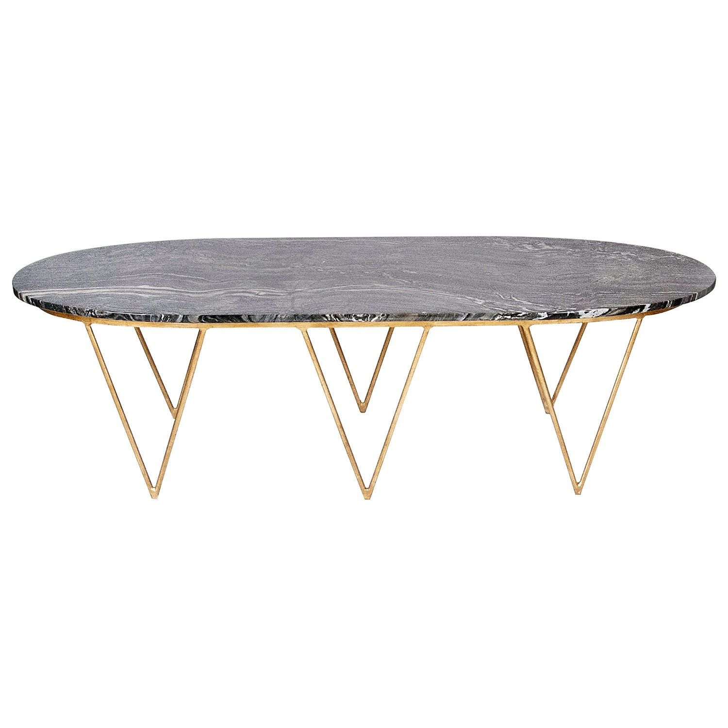 Worlds Away Surf Gold Leafed Coffee Table Black Marble Top within dimensions 1500 X 1500