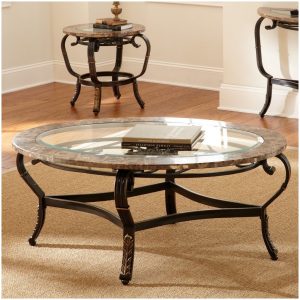 Wrought Iron And Glass Coffee Table For Retro Charm For The Outdoor with size 1010 X 1010