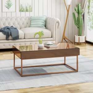 Wrought Studio Mcchristian Modern Glam Coffee Table With Storage pertaining to size 2500 X 2500