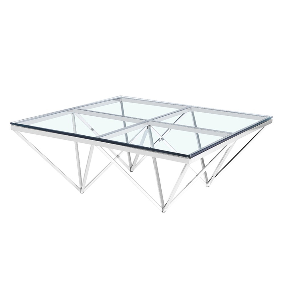 Xc15 100051 Luxor Ultra Modern Square Coffee Table Get Coffee throughout size 1000 X 1000