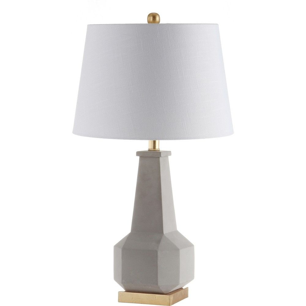 265 Ariel Cement Led Table Lamp Gray Includes Energy in proportions 1000 X 1000