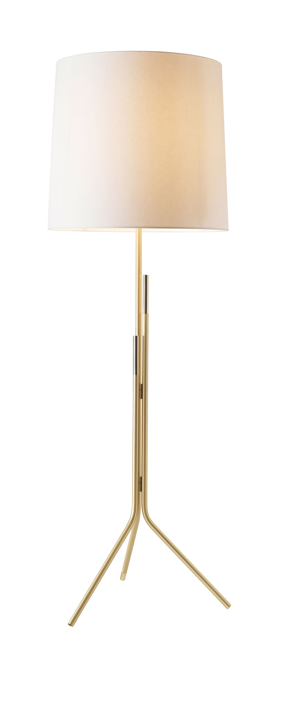 Paper Floor Lamp Gold • Display Cabinet