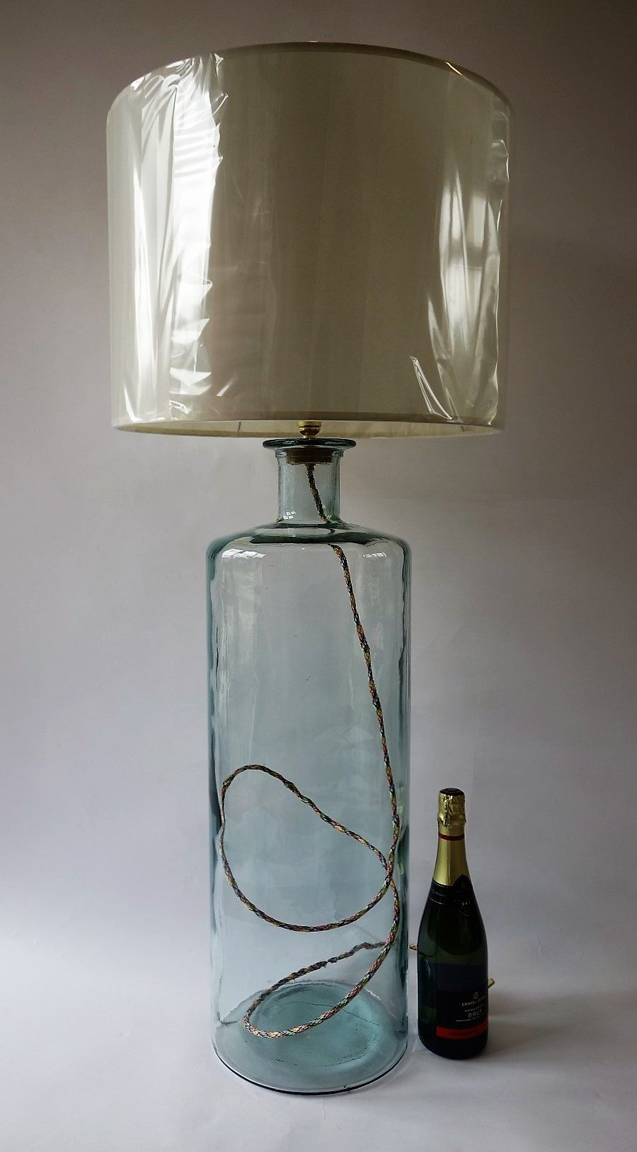 Paper Floor Lamp Bottle • Display Cabinet