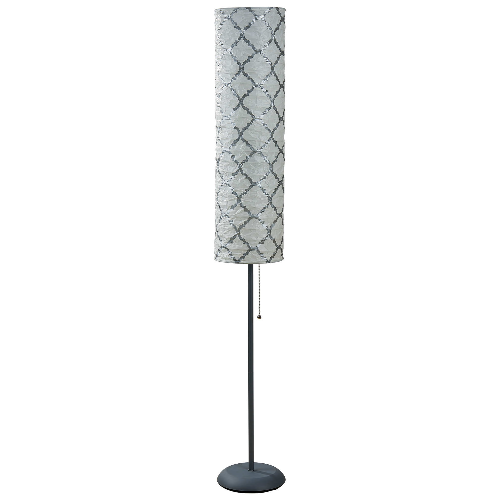 Mainstays White Rice Paper Floor Lamp • Display