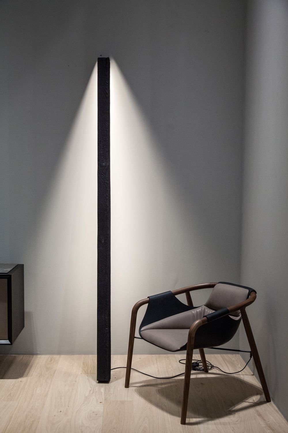 Sleek And Modern Floor Lamp • Display Cabinet