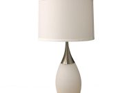 Ore International 28 In Modern Night Light White Table Lamp pertaining to sizing 1000 X 1000