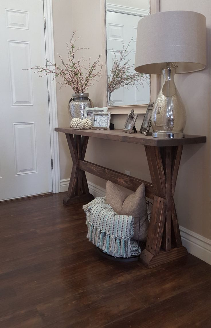 Rustic Farmhouse Entryway Table Home Decor Home Rustic for sizing 736 X 1147