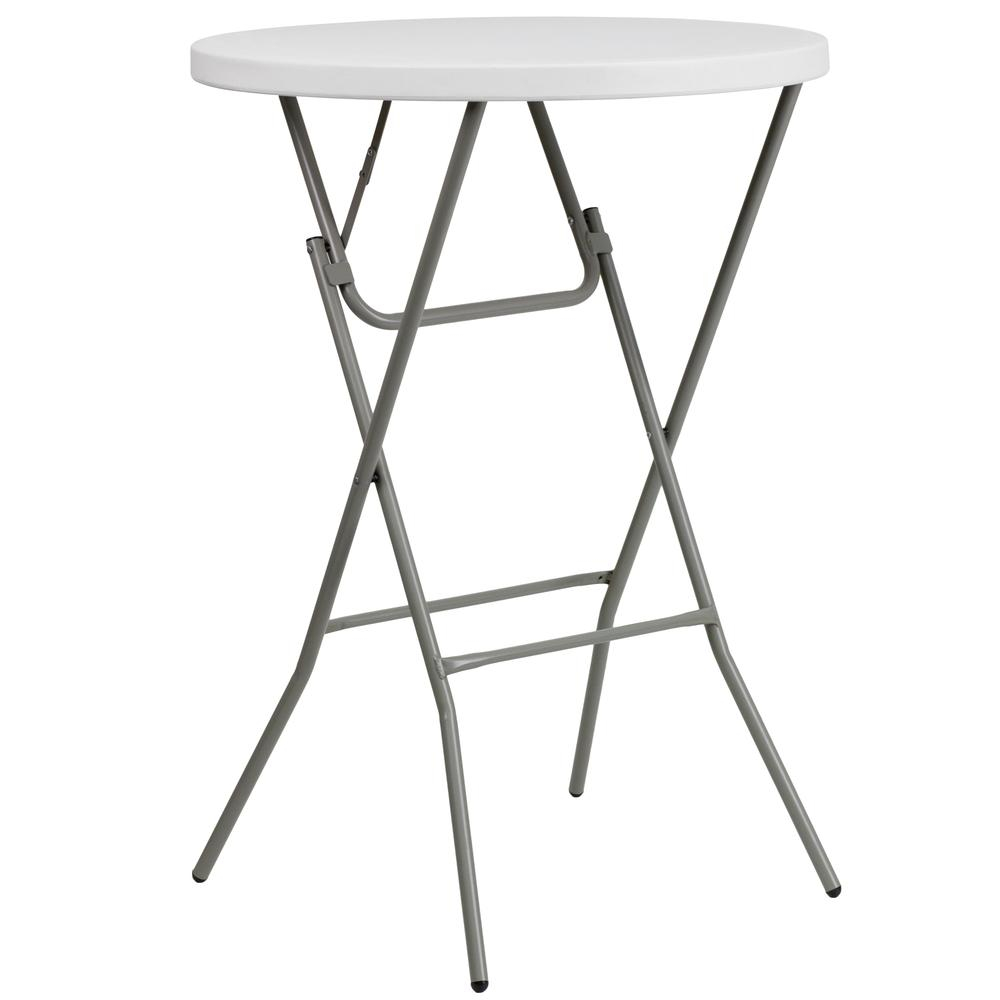 32 Round Plastic Bar Height Folding Table With Granite White Surface in dimensions 1000 X 1000 32 Round Plastic Bar Height Folding Table With Granite White Surface in dimensions 1000 X 1000