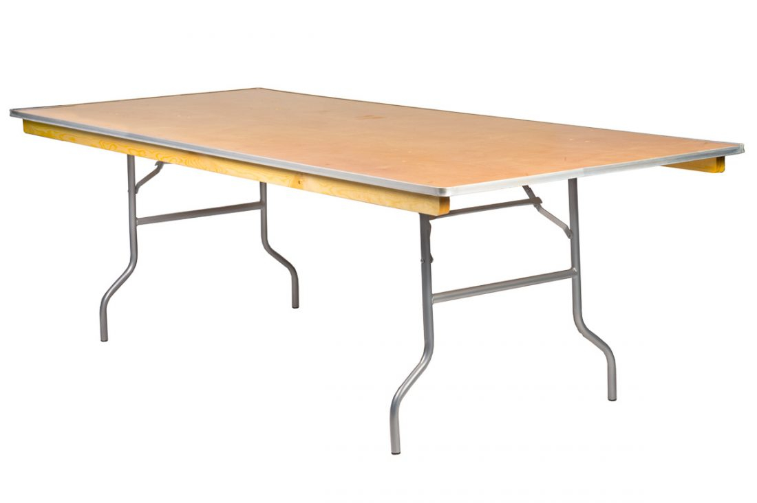 96x48 Rectangle Heavy Duty Plywood Banquet Table Includes Free Metal Edge Upgrade intended for measurements 1100 X 732 96x48 Rectangle Heavy Duty Plywood Banquet Table Includes Free Metal Edge Upgrade intended for measurements 1100 X 732