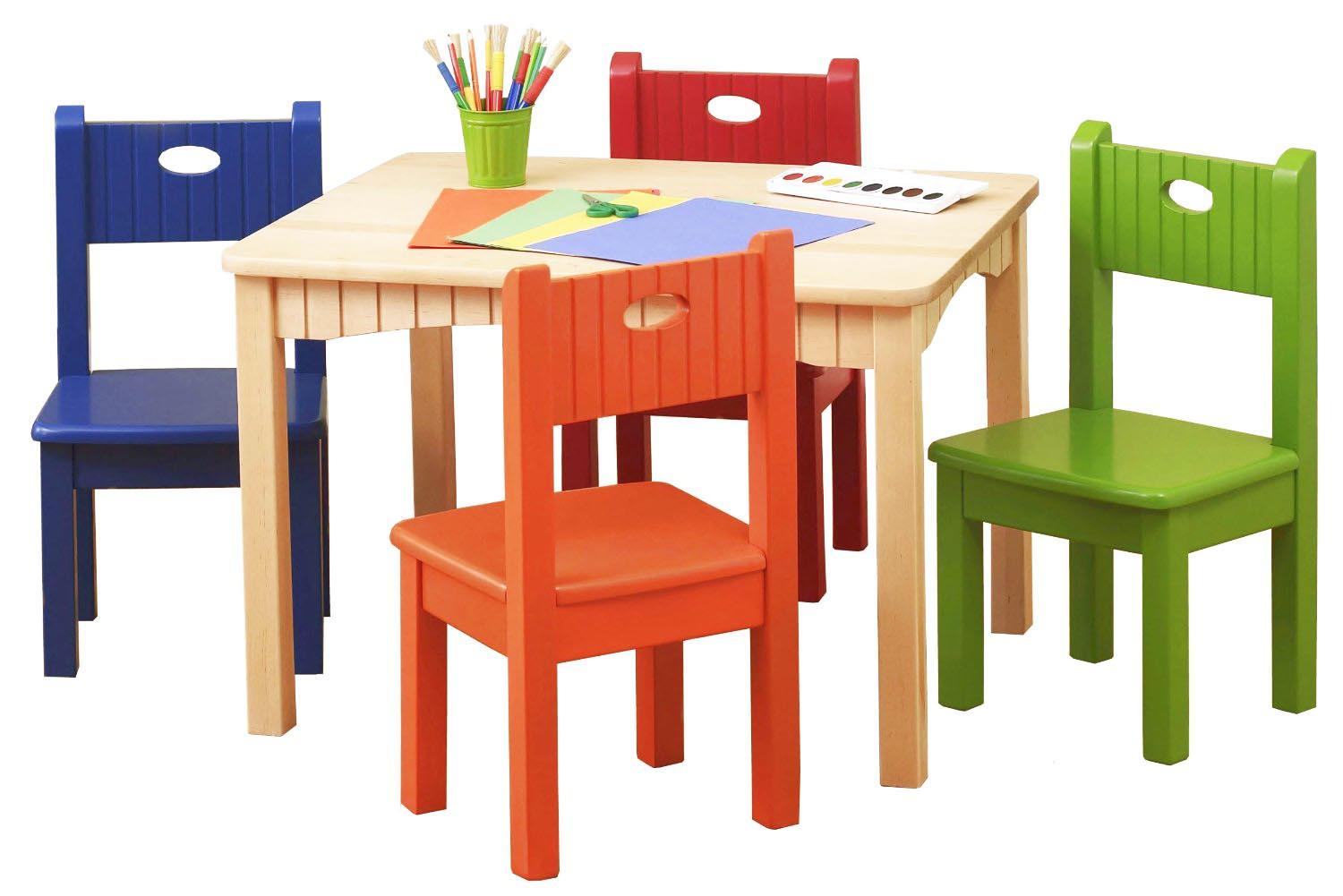 Childrens Folding Table Chairs Furniture Set • Display Cabinet