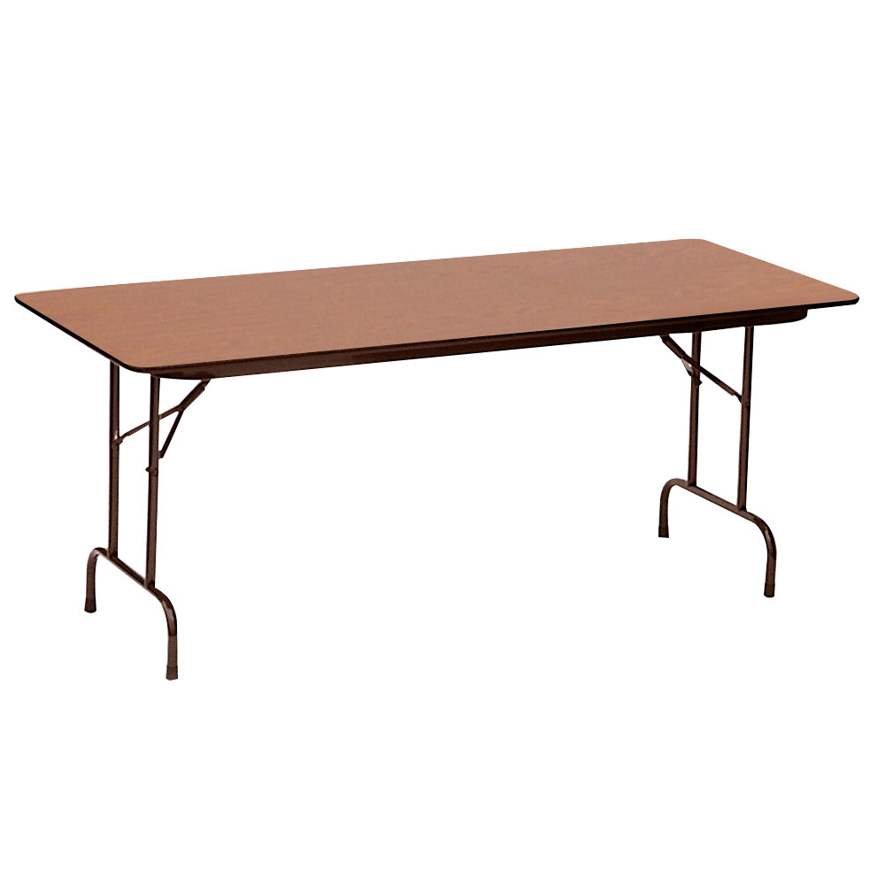 Correll Cf3696px06 36 X 96 Rectangular Medium Oak High Pressure Heavy Duty Folding Table with regard to size 1000 X 1000 Correll Cf3696px06 36 X 96 Rectangular Medium Oak High Pressure Heavy Duty Folding Table with regard to size 1000 X 1000