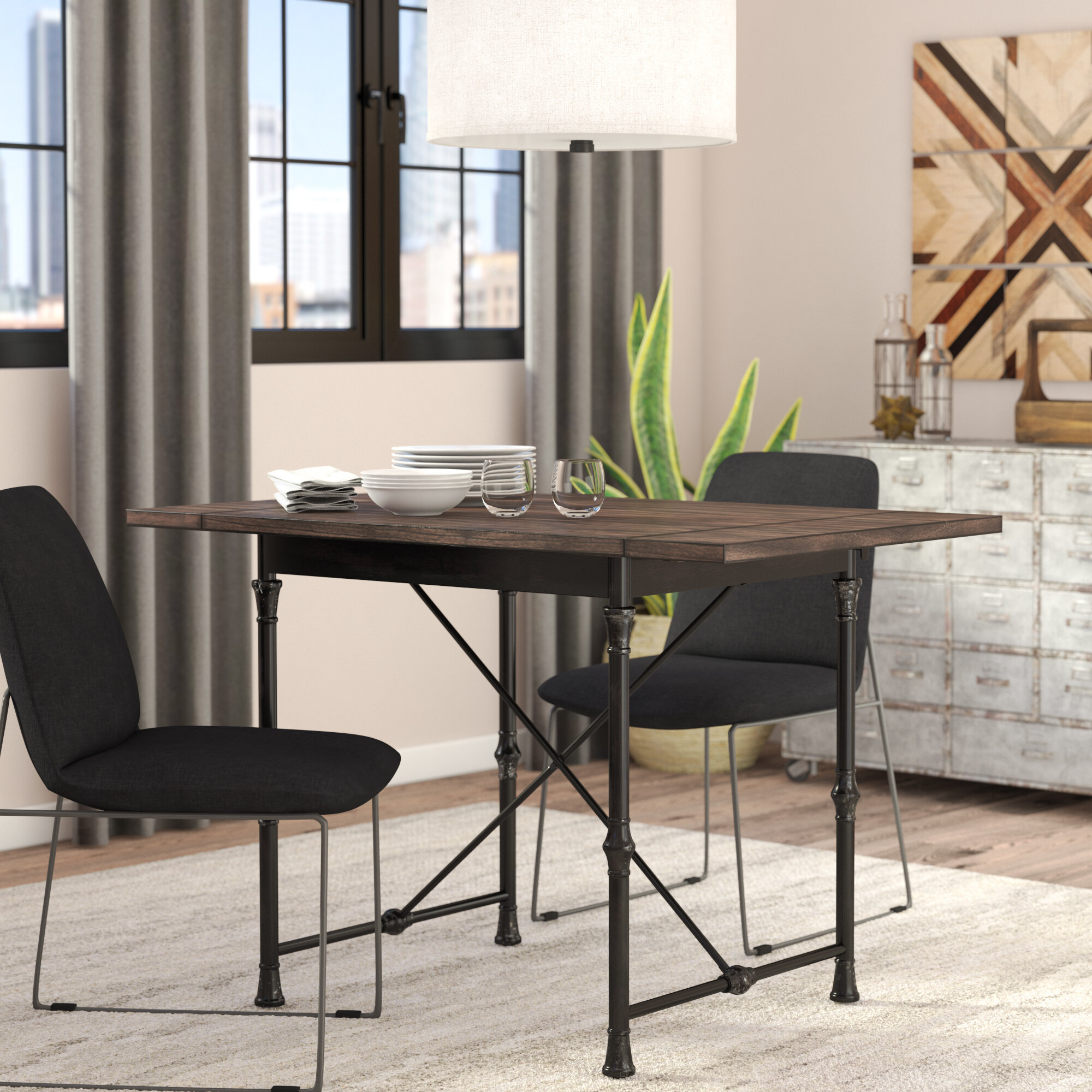 Austin Folding 4 Seater Table • Display Cabinet