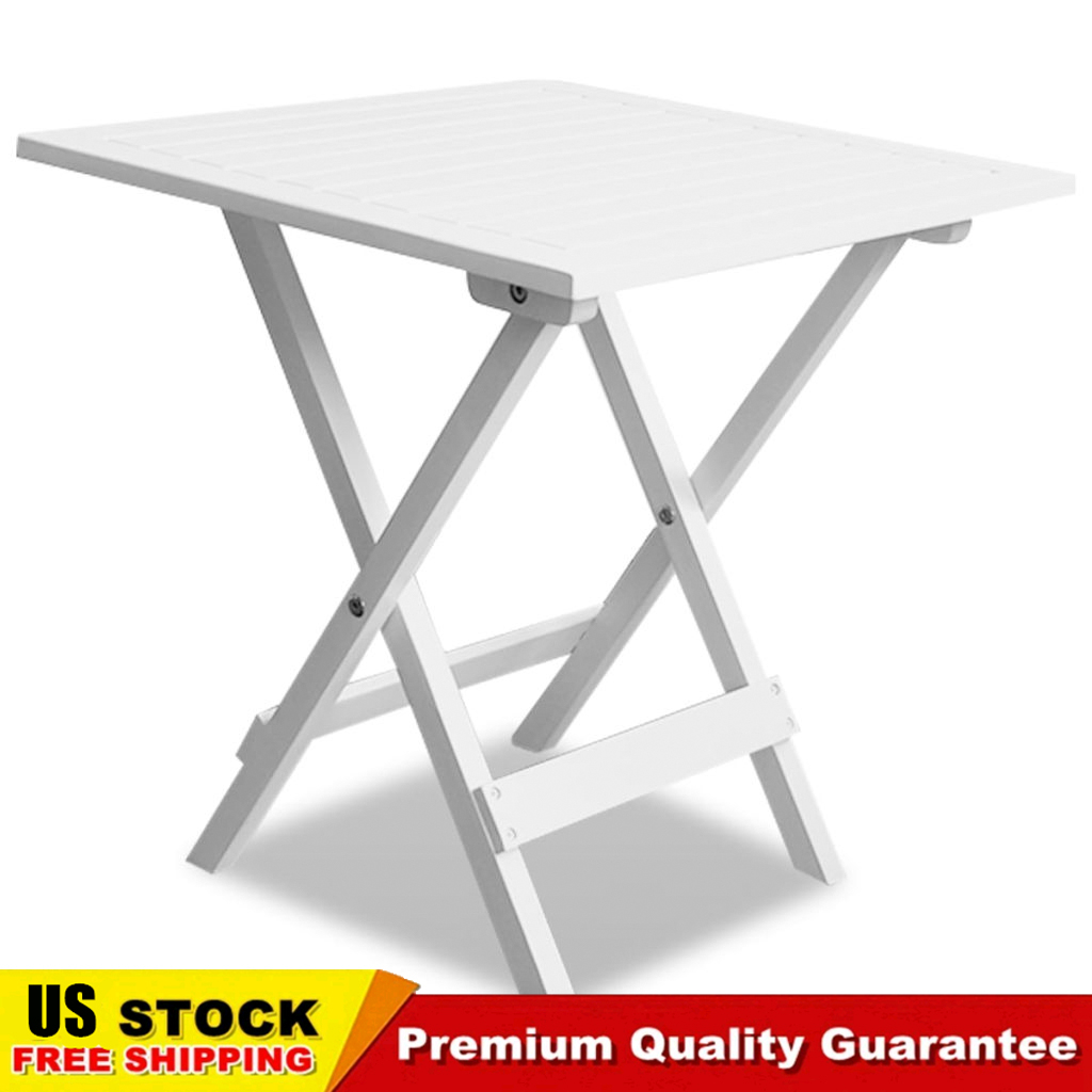 Details About Outdoor Coffee Side Table Small Folding Square Acacia Wood Patio Furniture White inside sizing 1024 X 1024 Details About Outdoor Coffee Side Table Small Folding Square Acacia Wood Patio Furniture White inside sizing 1024 X 1024